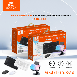 Kablosuz Mouse Klavye Stand 3in1 Set