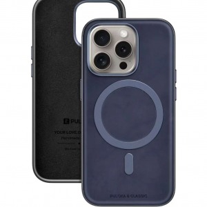 iPhone 15 Pro Max için Puloka Deri Leather MagSafe Kılıfı