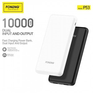 Foneng 10000mAh PowerBank - Beyaz